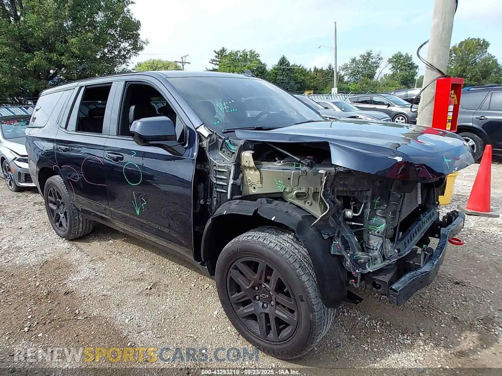 1 Photograph of a damaged car 1GNSKLEDXMR171878 CHEVROLET TAHOE 2021
