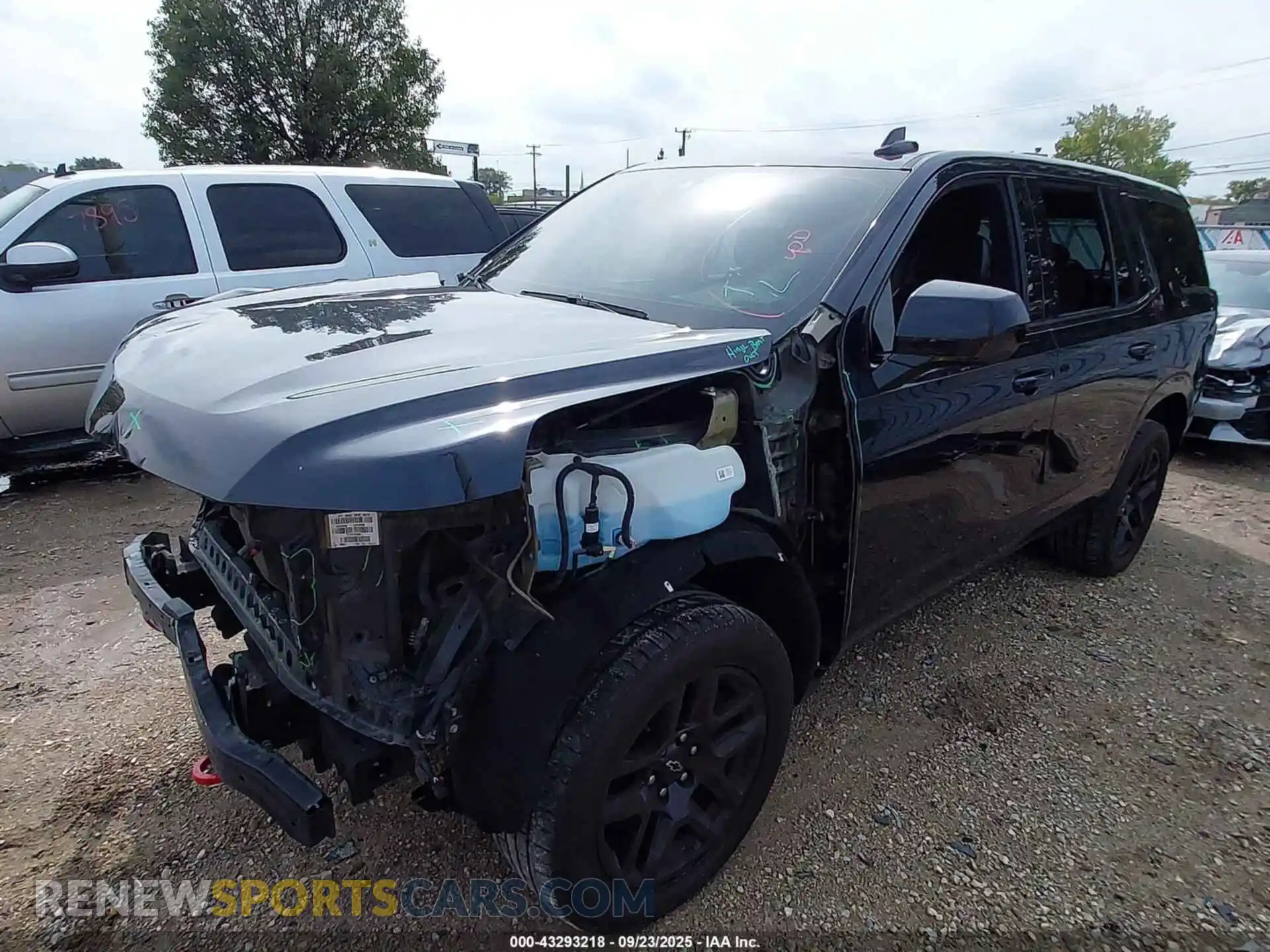 2 Photograph of a damaged car 1GNSKLEDXMR171878 CHEVROLET TAHOE 2021