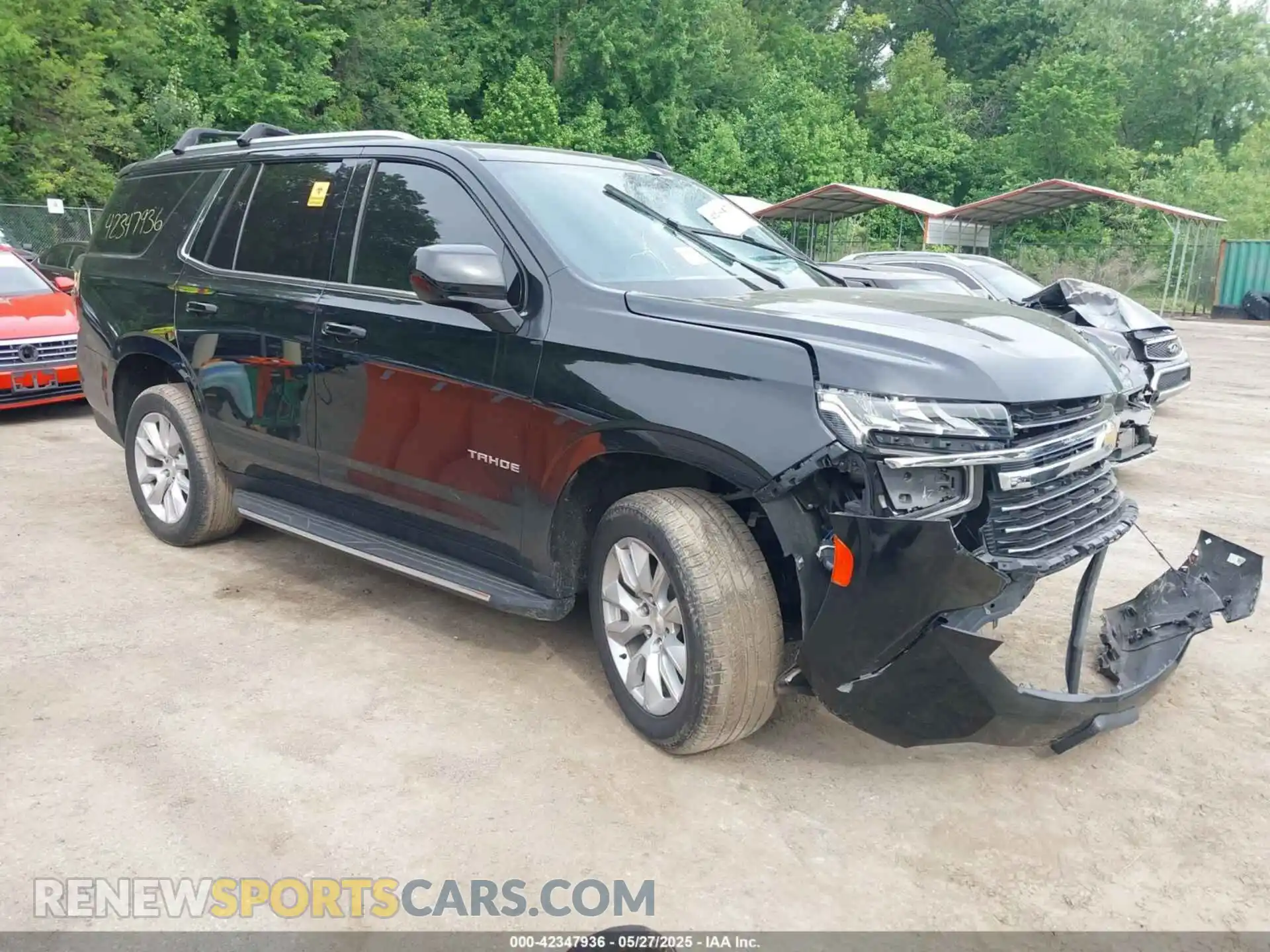 1 Фотография поврежденного автомобиля 1GNSKNKD0MR372236 CHEVROLET TAHOE 2021
