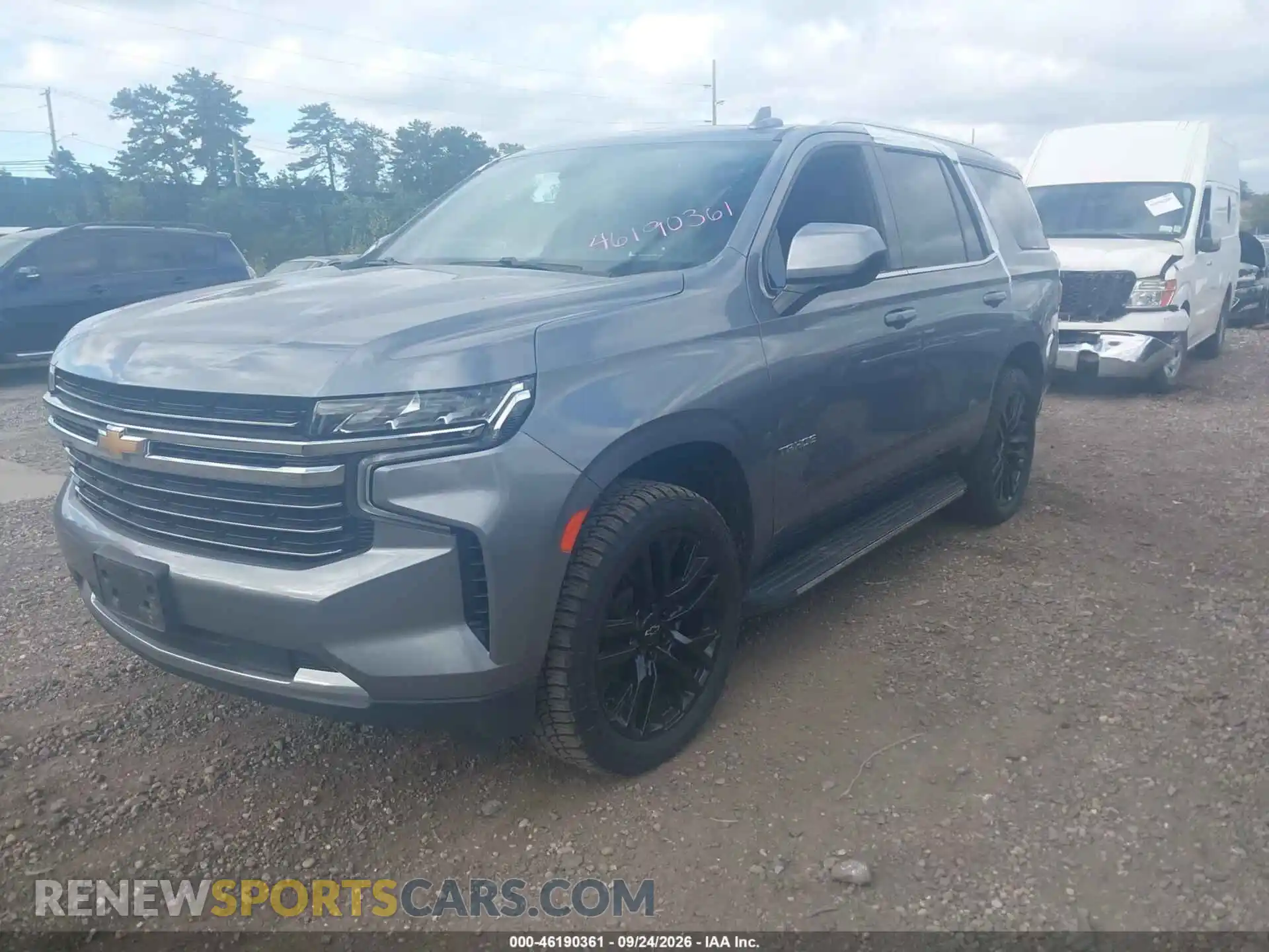 2 Photograph of a damaged car 1GNSKNKD7MR474147 CHEVROLET TAHOE 2021