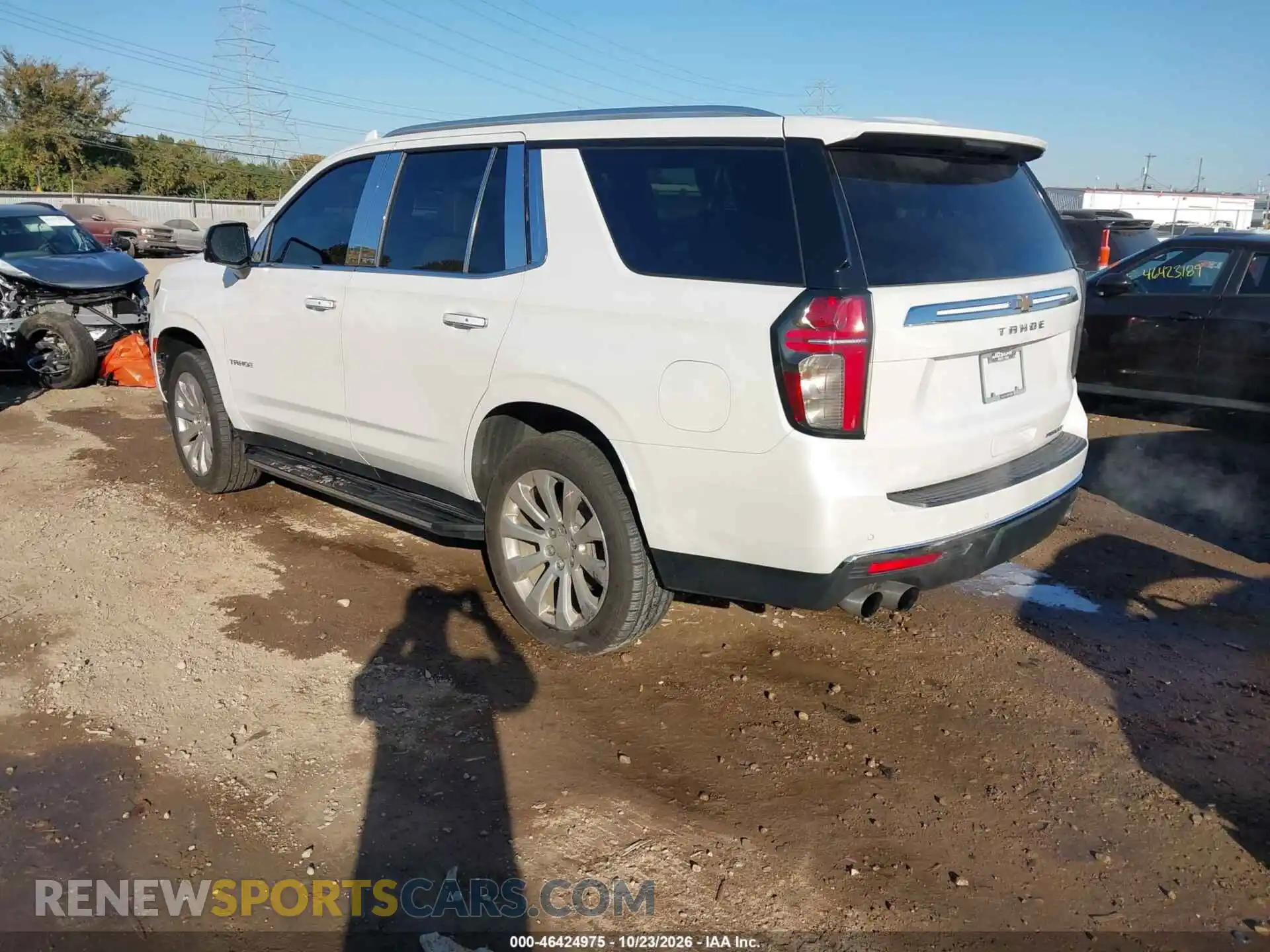 3 Photograph of a damaged car 1GNSKSKD7MR299526 CHEVROLET TAHOE 2021
