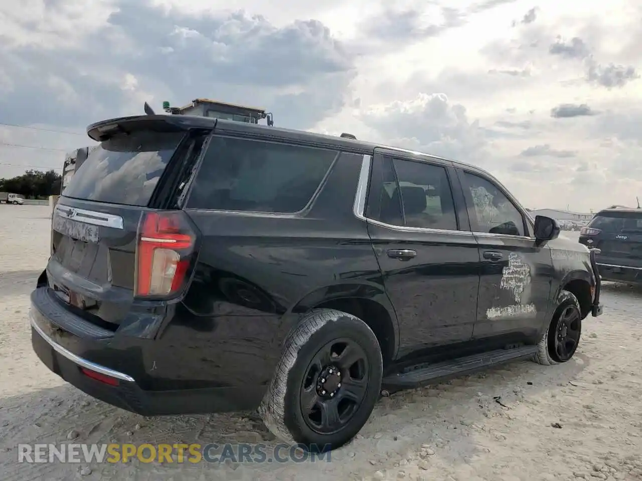 3 fotografías del automóvil dañado 1GNSCLED5NR278383 CHEVROLET TAHOE 2022