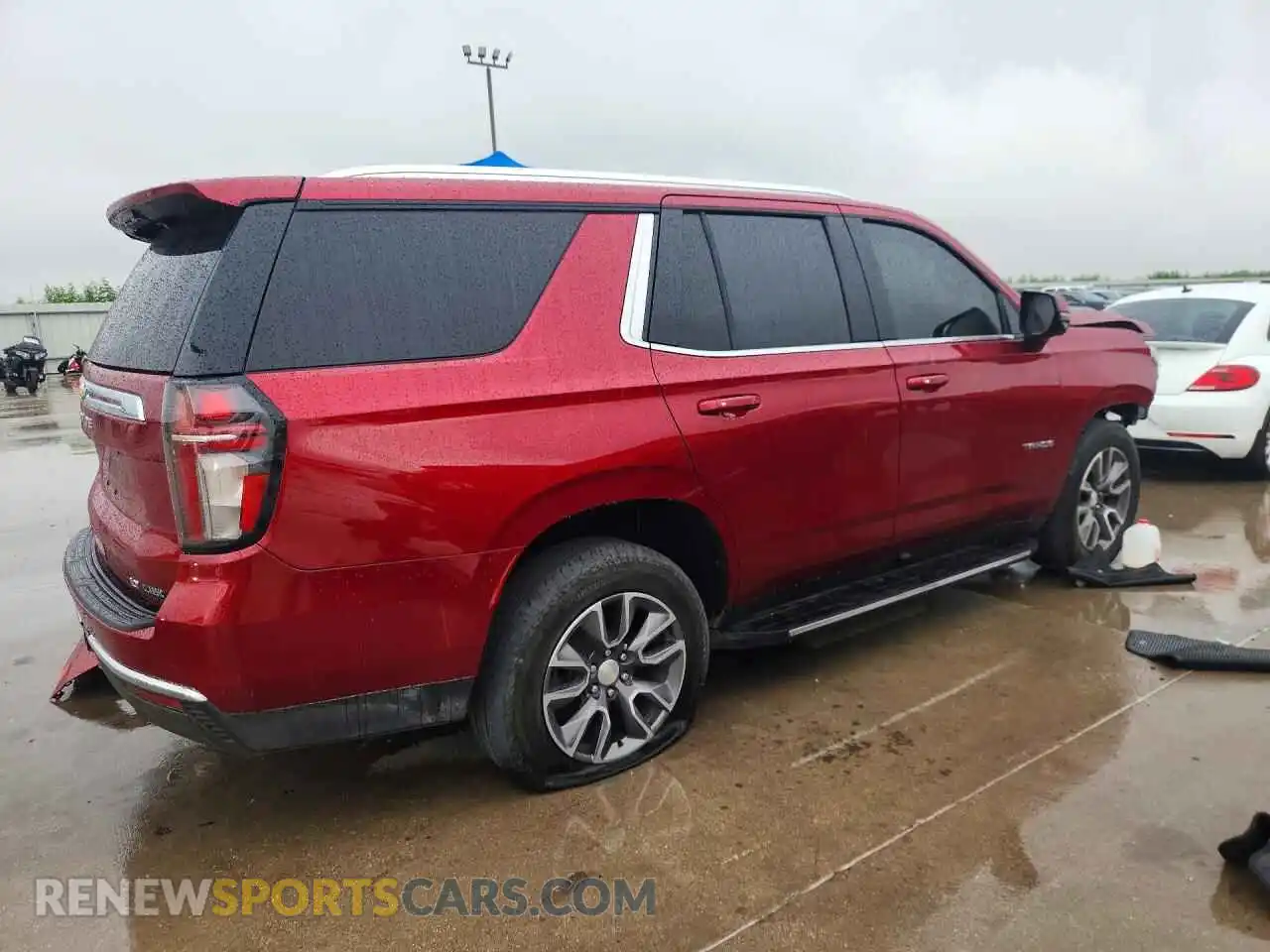 3 Фотография поврежденного автомобиля 1GNSCNKD9NR306086 CHEVROLET TAHOE 2022