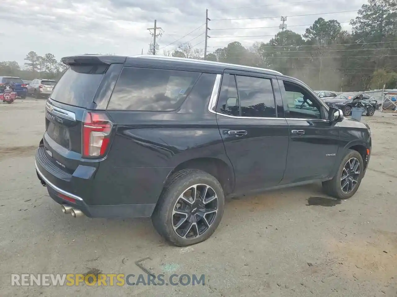 3 fotografías del automóvil dañado 1GNSCSKD3NR306969 CHEVROLET TAHOE 2022