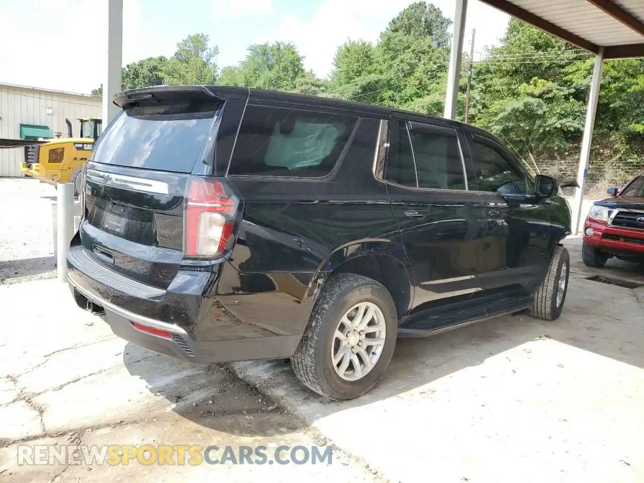3 Photograph of a damaged car 1GNSKLED3NR221022 CHEVROLET TAHOE 2022