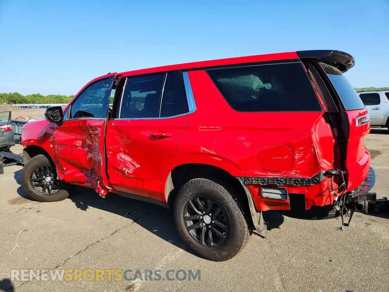2 Photograph of a damaged car 1GNSKLED6NR302855 CHEVROLET TAHOE 2022