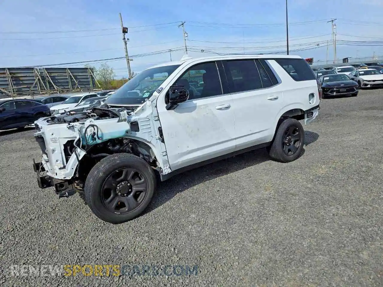 1 Photograph of a damaged car 1GNSKLED8NR304848 CHEVROLET TAHOE 2022