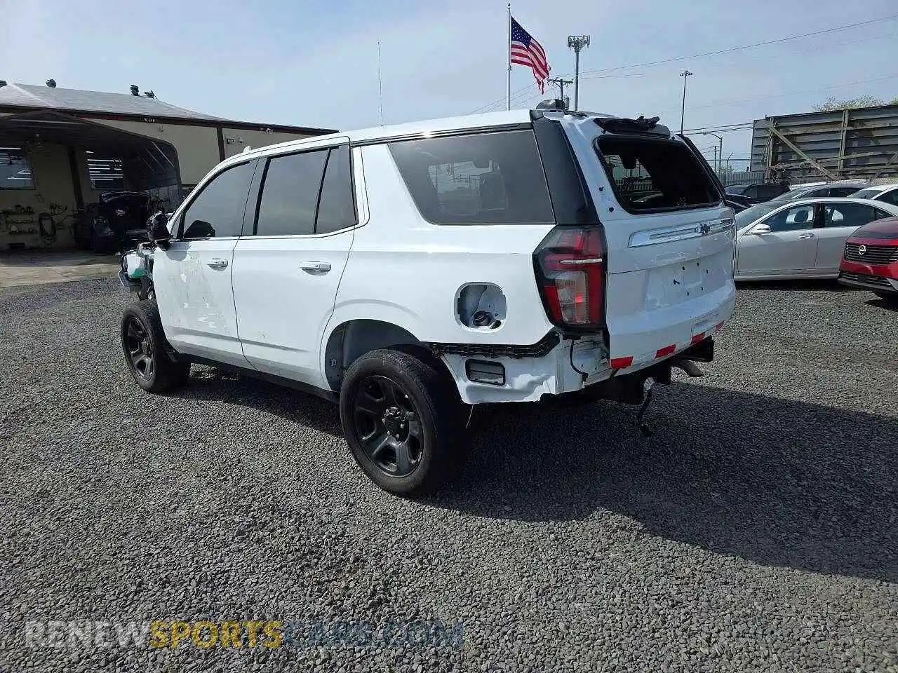 2 Photograph of a damaged car 1GNSKLED8NR304848 CHEVROLET TAHOE 2022