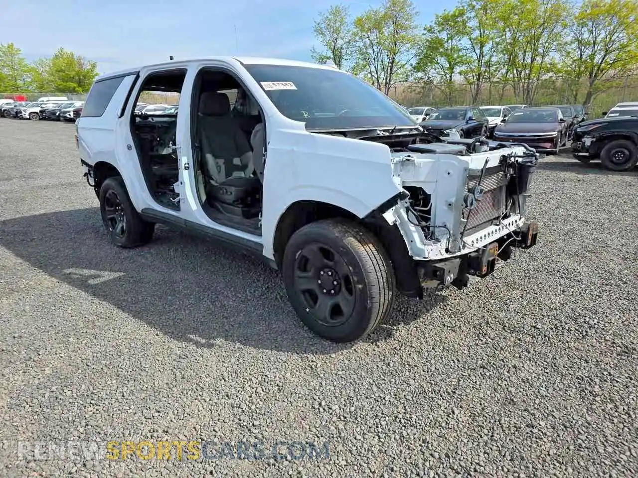 3 Photograph of a damaged car 1GNSKLED8NR304848 CHEVROLET TAHOE 2022