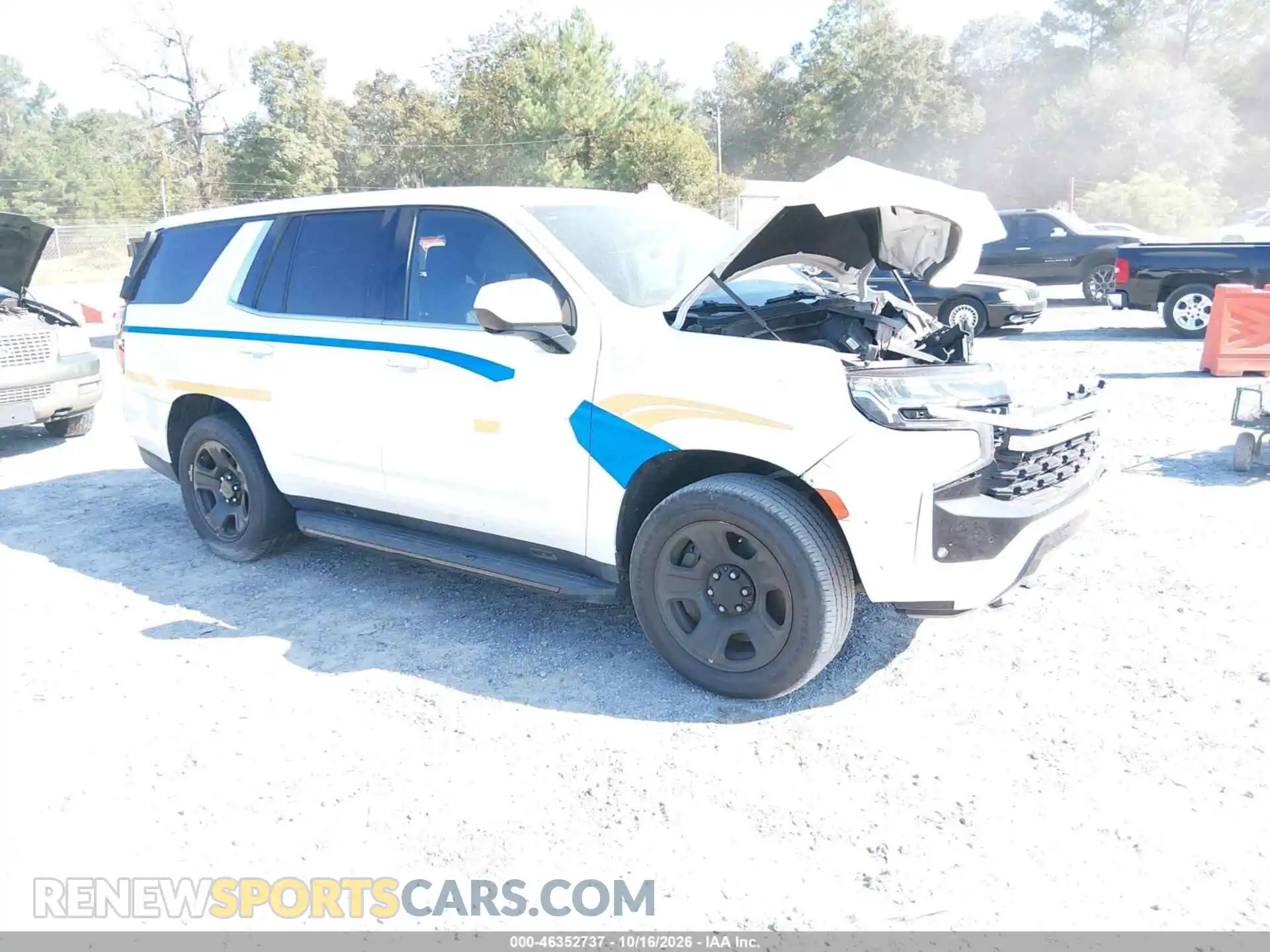 1 Photograph of a damaged car 1GNSCLED2PR439744 CHEVROLET TAHOE 2023