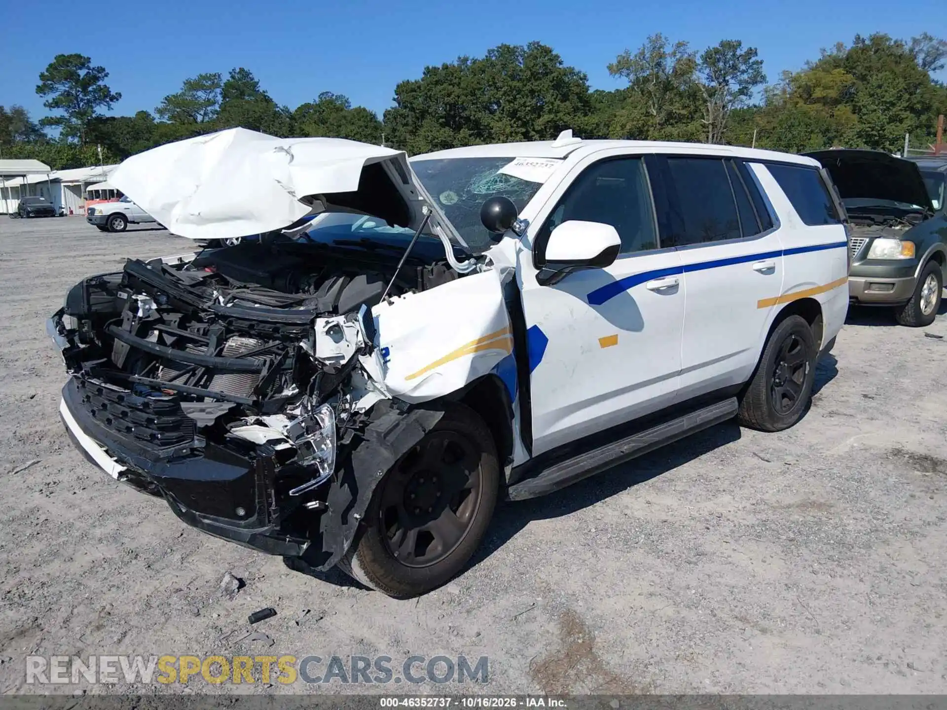 2 Photograph of a damaged car 1GNSCLED2PR439744 CHEVROLET TAHOE 2023