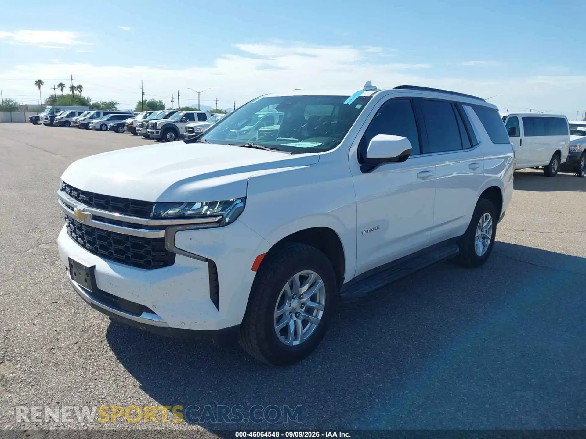 2 Photograph of a damaged car 1GNSCLED7PR102776 CHEVROLET TAHOE 2023