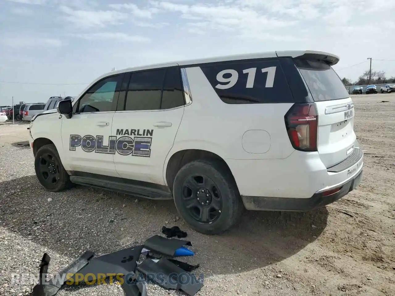 2 Photograph of a damaged car 1GNSCLED9PR511393 CHEVROLET TAHOE 2023