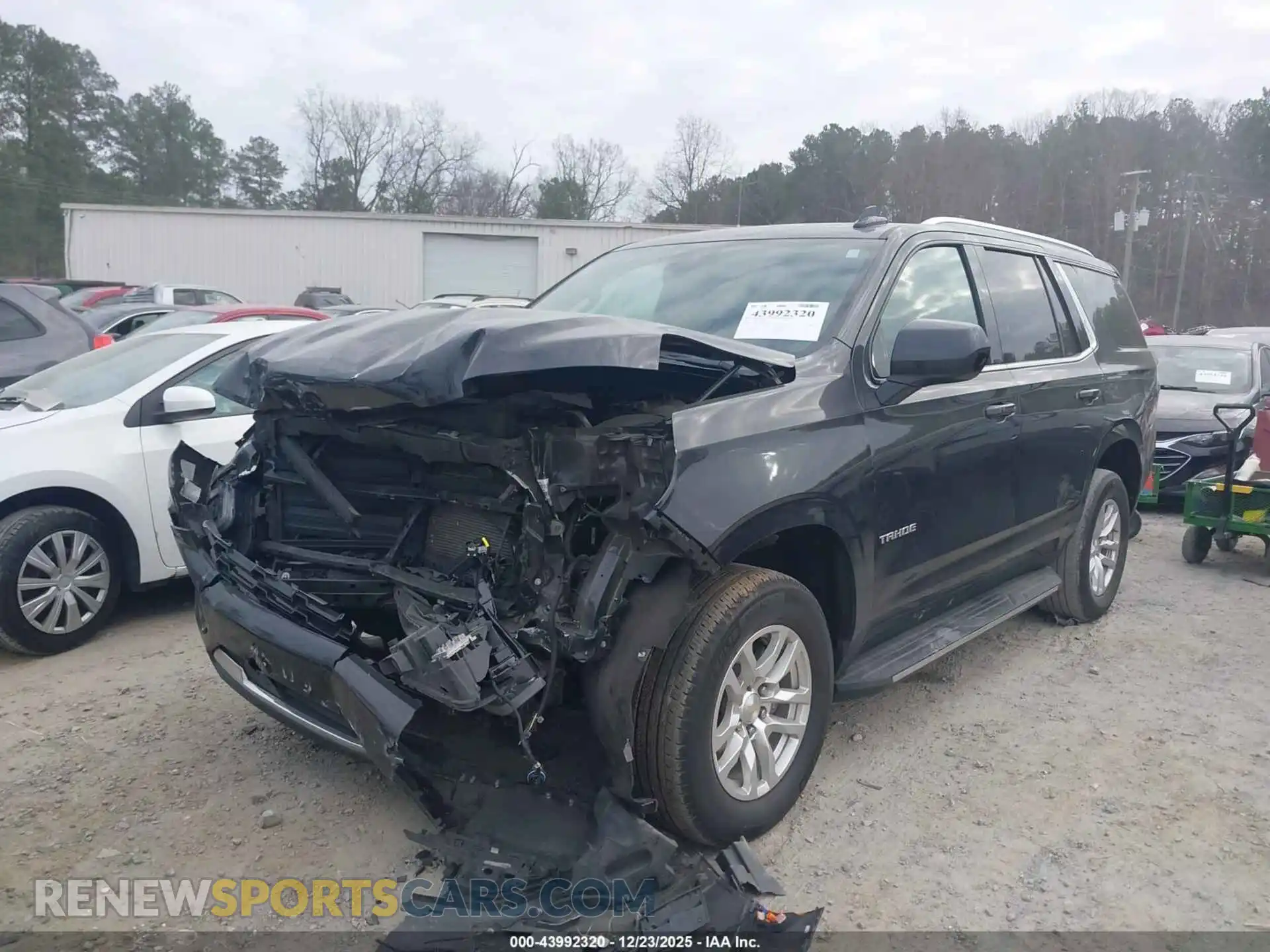 2 Photograph of a damaged car 1GNSCMKD7PR103100 CHEVROLET TAHOE 2023