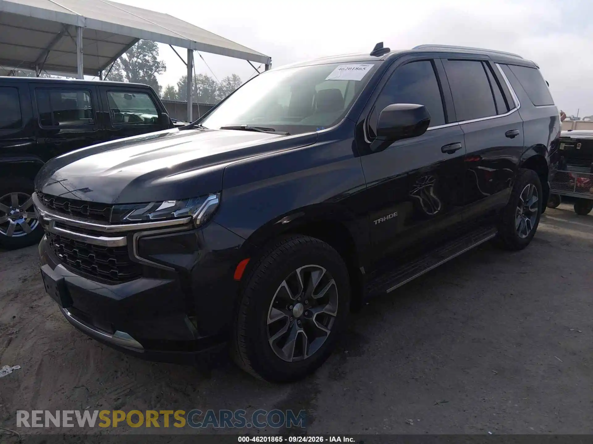2 Фотография поврежденного автомобиля 1GNSCMKD7PR116381 CHEVROLET TAHOE 2023