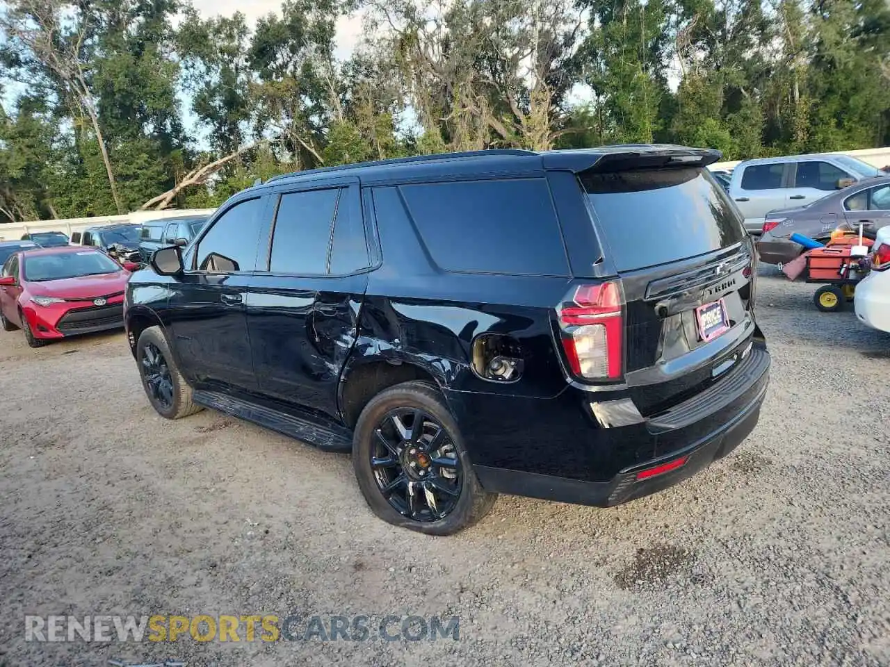 2 Photograph of a damaged car 1GNSCRKD2PR115622 CHEVROLET TAHOE 2023