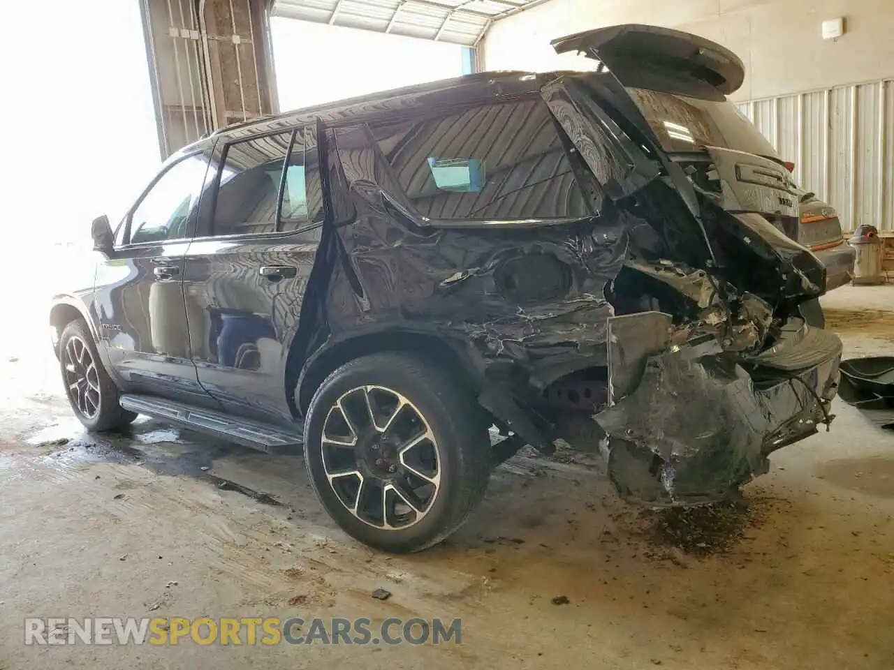 2 Photograph of a damaged car 1GNSCRKD5PR290351 CHEVROLET TAHOE 2023