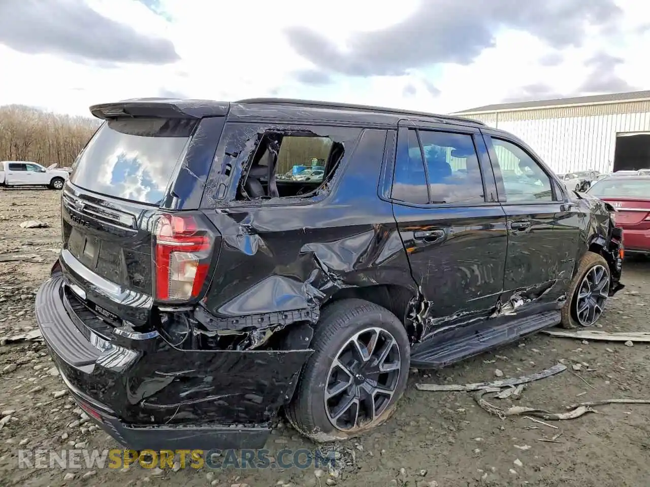 3 Photograph of a damaged car 1GNSCRKD7PR209480 CHEVROLET TAHOE 2023