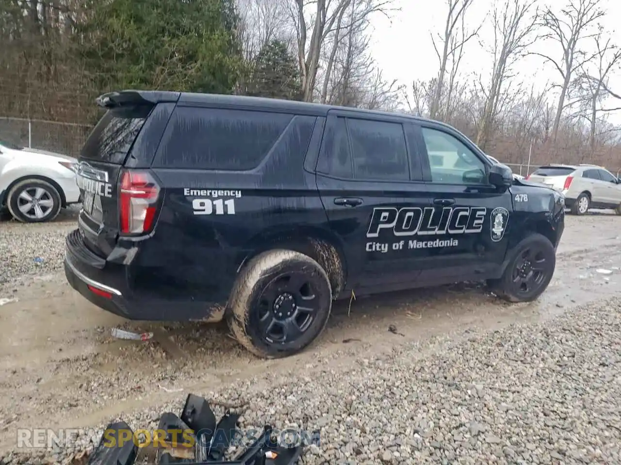 3 Photograph of a damaged car 1GNSKLED0PR158013 CHEVROLET TAHOE 2023