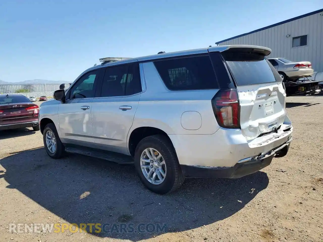 2 Photograph of a damaged car 1GNSKLED0PR182151 CHEVROLET TAHOE 2023