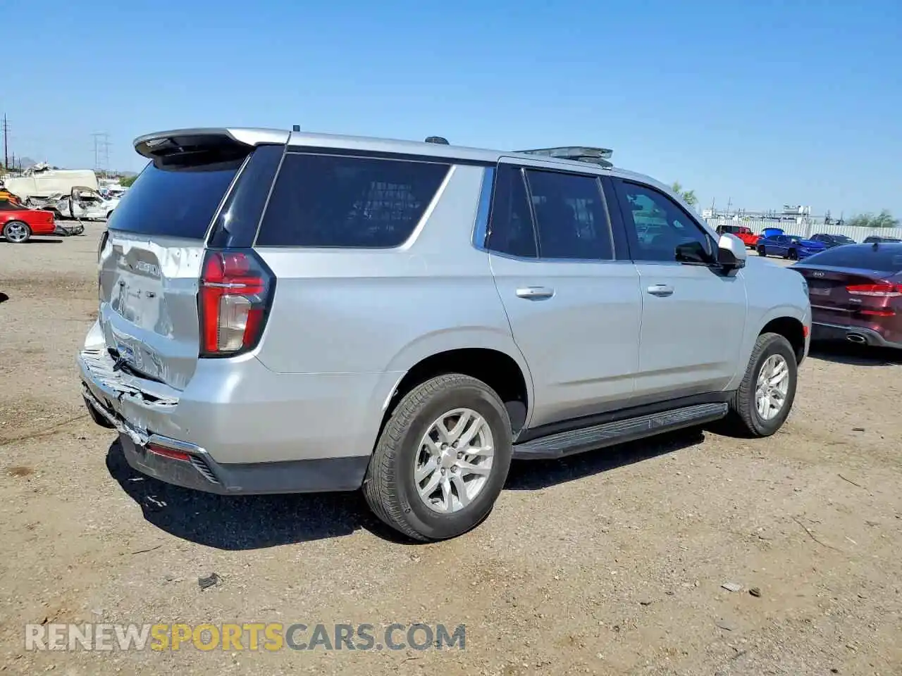 3 Photograph of a damaged car 1GNSKLED0PR182151 CHEVROLET TAHOE 2023