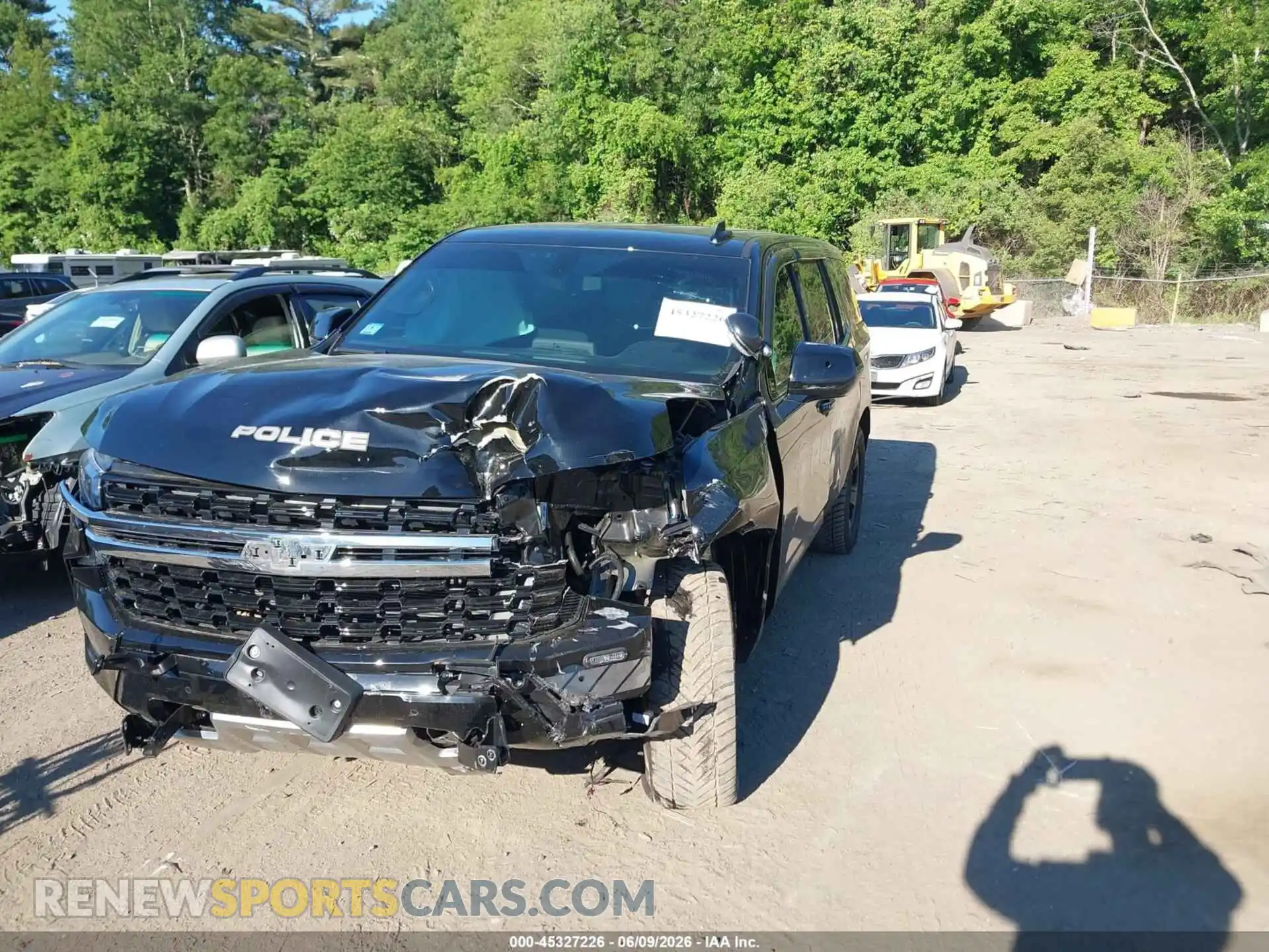 2 Photograph of a damaged car 1GNSKLED0PR490341 CHEVROLET TAHOE 2023