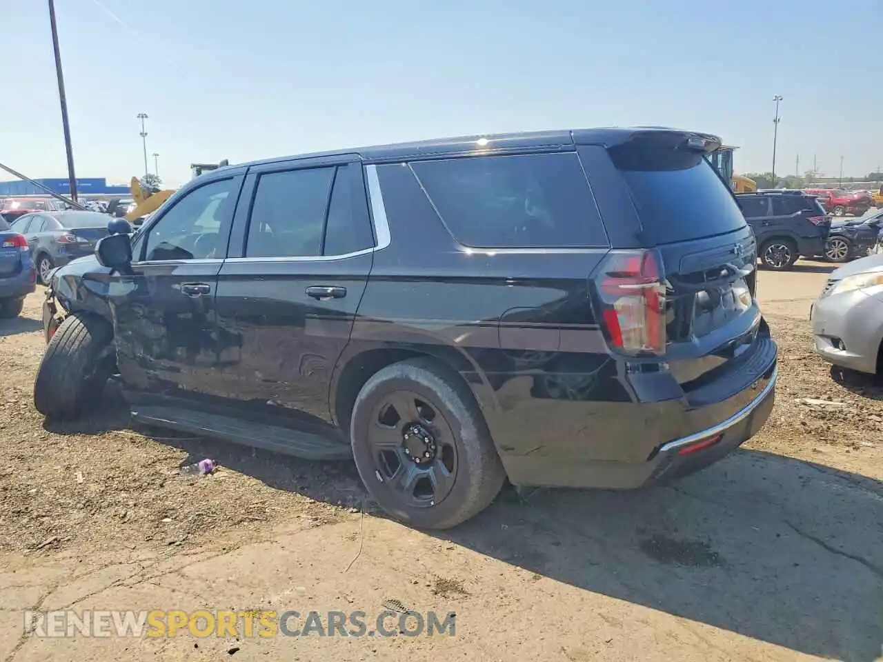 2 Photograph of a damaged car 1GNSKLED2PR247503 CHEVROLET TAHOE 2023