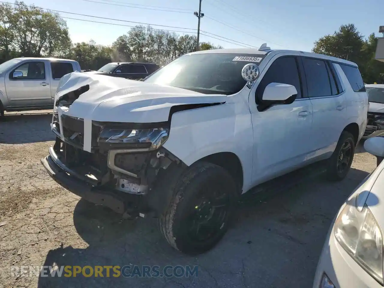 1 Photograph of a damaged car 1GNSKLED2PR369519 CHEVROLET TAHOE 2023
