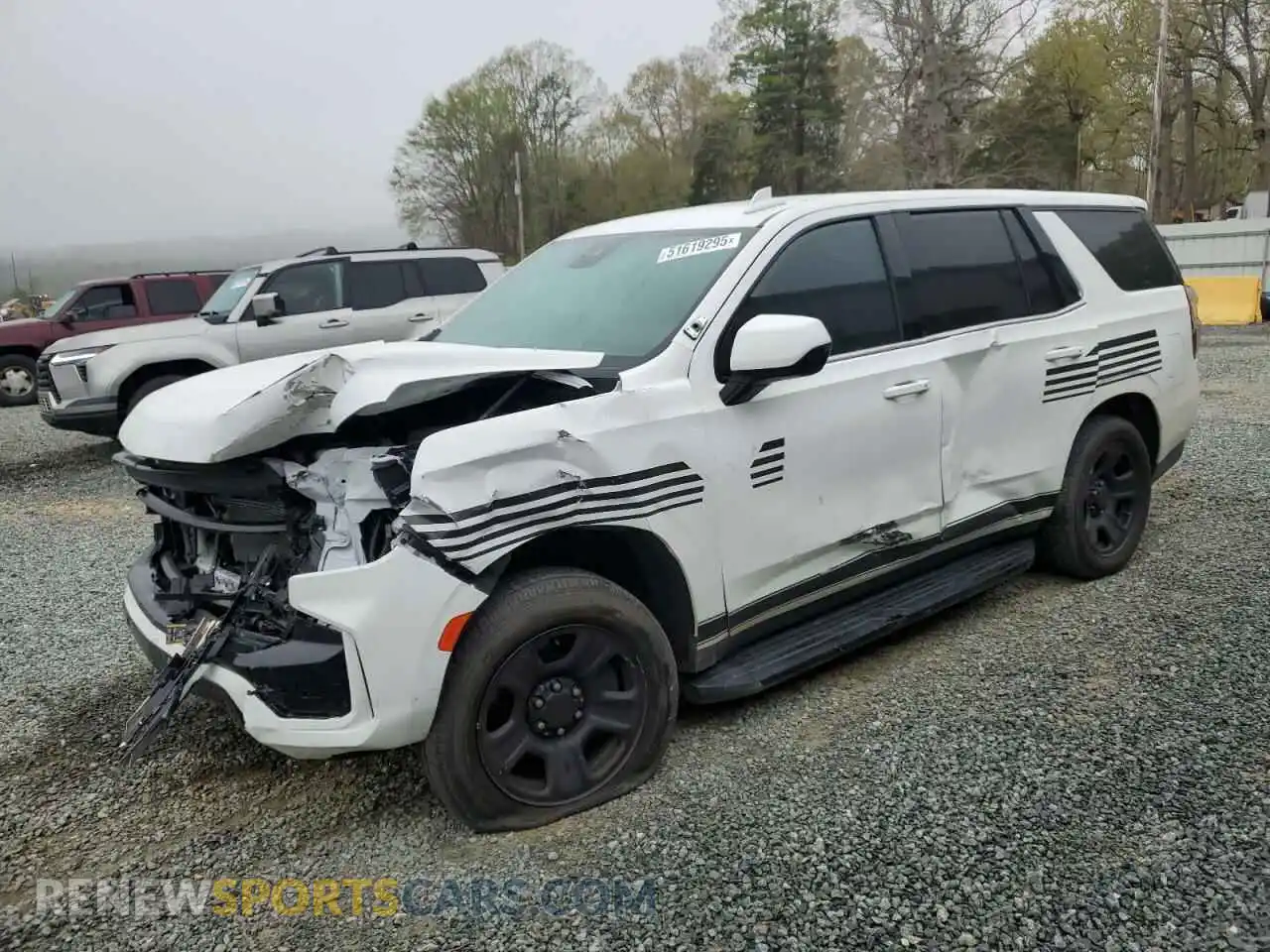 1 Photograph of a damaged car 1GNSKLED3PR181253 CHEVROLET TAHOE 2023