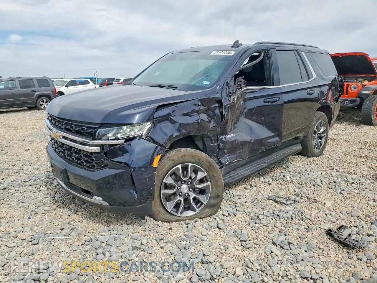1 Photograph of a damaged car 1GNSKLED3PR199901 CHEVROLET TAHOE 2023