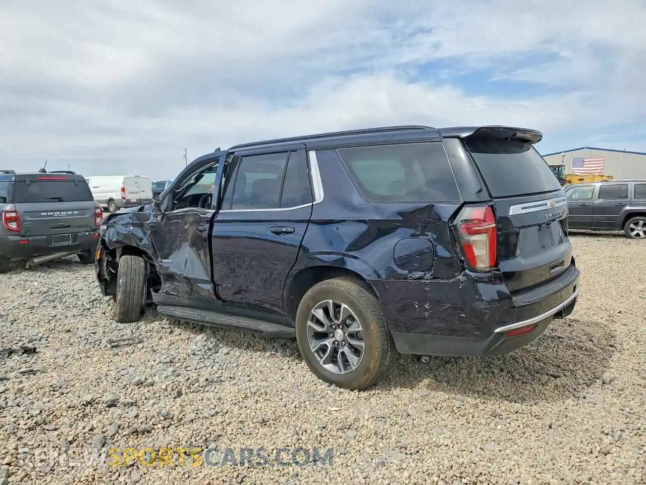 2 Photograph of a damaged car 1GNSKLED3PR199901 CHEVROLET TAHOE 2023