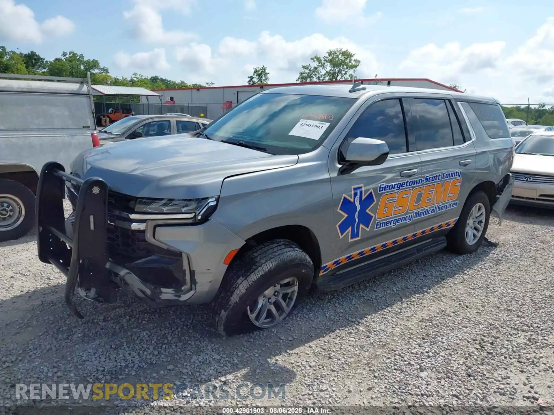 2 Photograph of a damaged car 1GNSKLED3PR256694 CHEVROLET TAHOE 2023