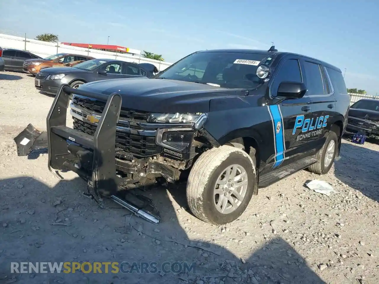1 Photograph of a damaged car 1GNSKLED4PR194772 CHEVROLET TAHOE 2023