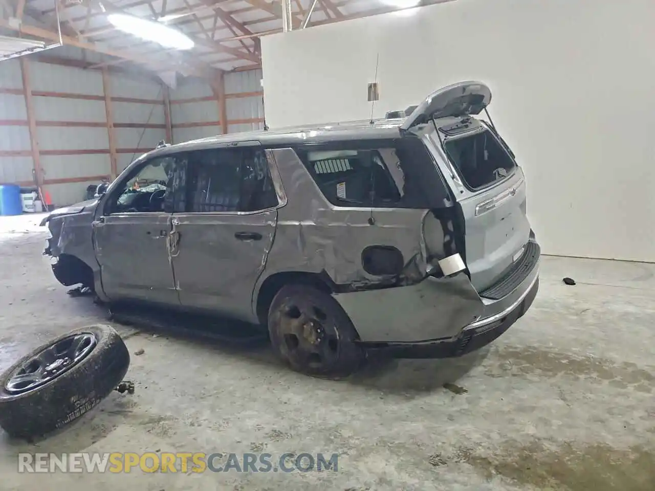 2 Photograph of a damaged car 1GNSKLED4PR378447 CHEVROLET TAHOE 2023