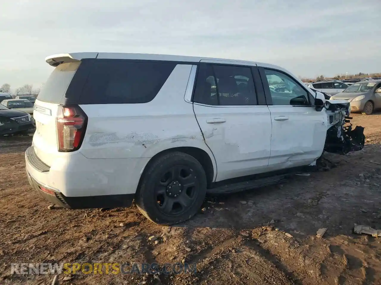 3 Photograph of a damaged car 1GNSKLED4PR435830 CHEVROLET TAHOE 2023