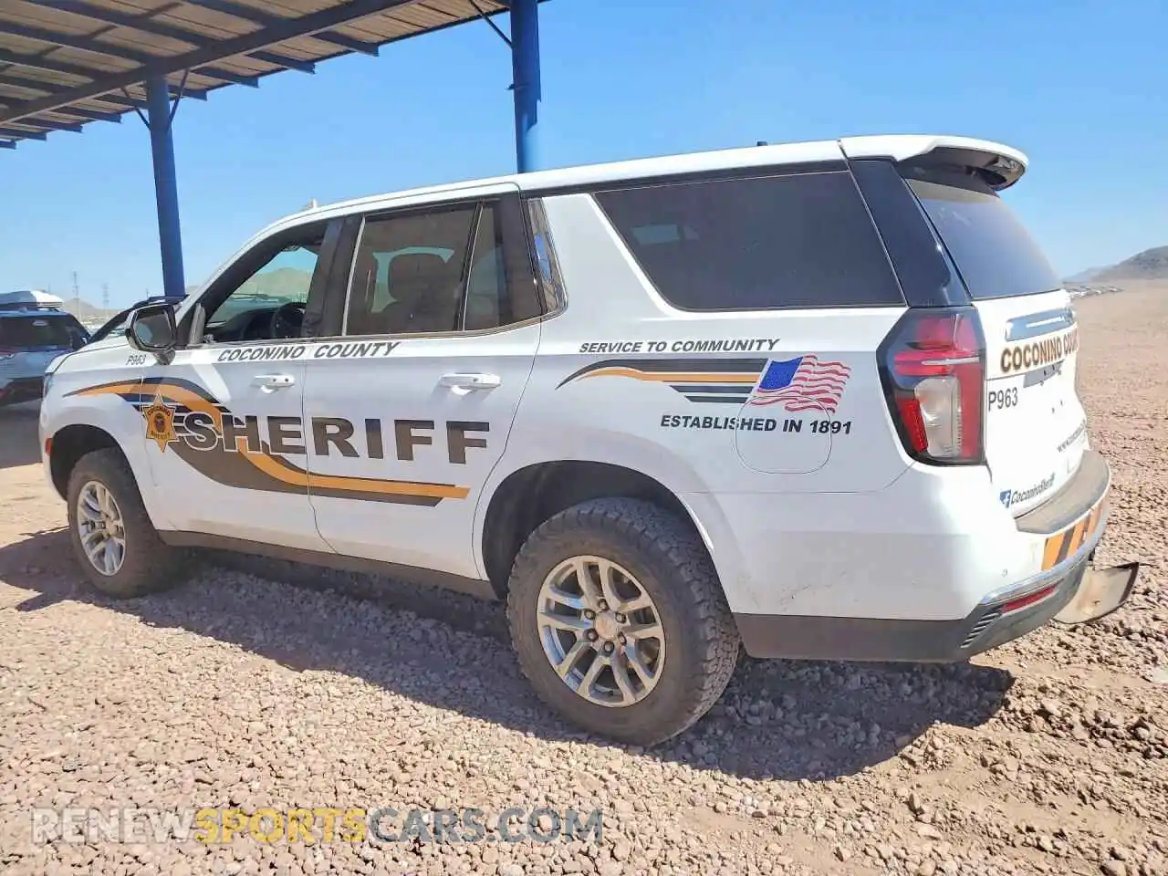 2 Photograph of a damaged car 1GNSKLED5PR168861 CHEVROLET TAHOE 2023