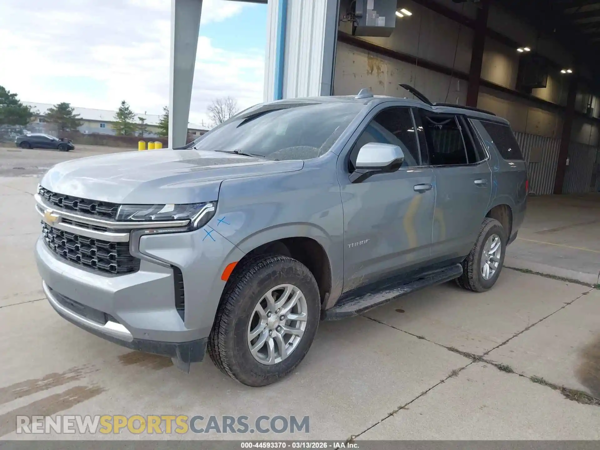 2 Photograph of a damaged car 1GNSKLED6PR150241 CHEVROLET TAHOE 2023