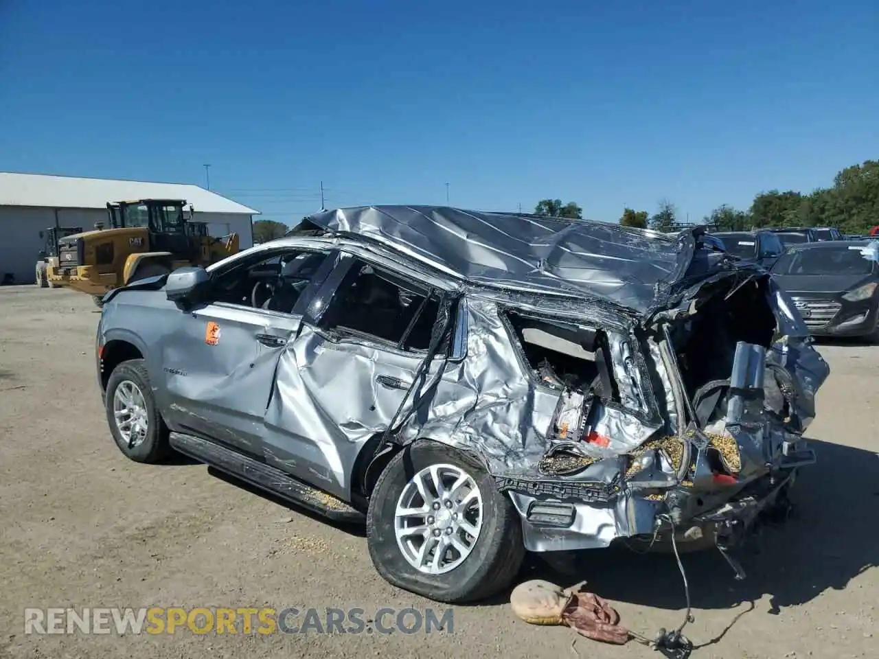 2 Photograph of a damaged car 1GNSKLED6PR221423 CHEVROLET TAHOE 2023
