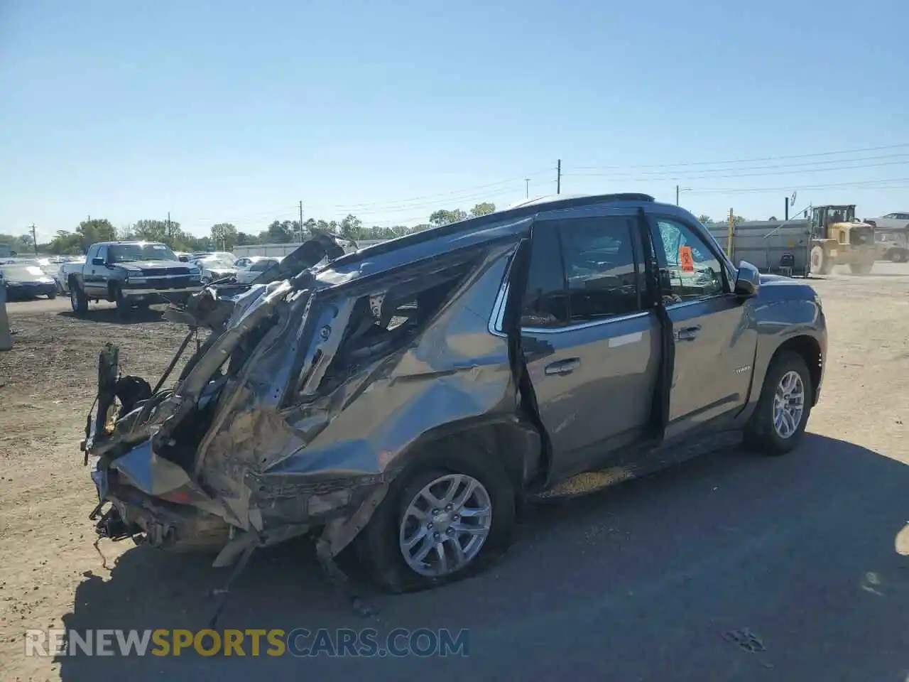 3 Photograph of a damaged car 1GNSKLED6PR221423 CHEVROLET TAHOE 2023