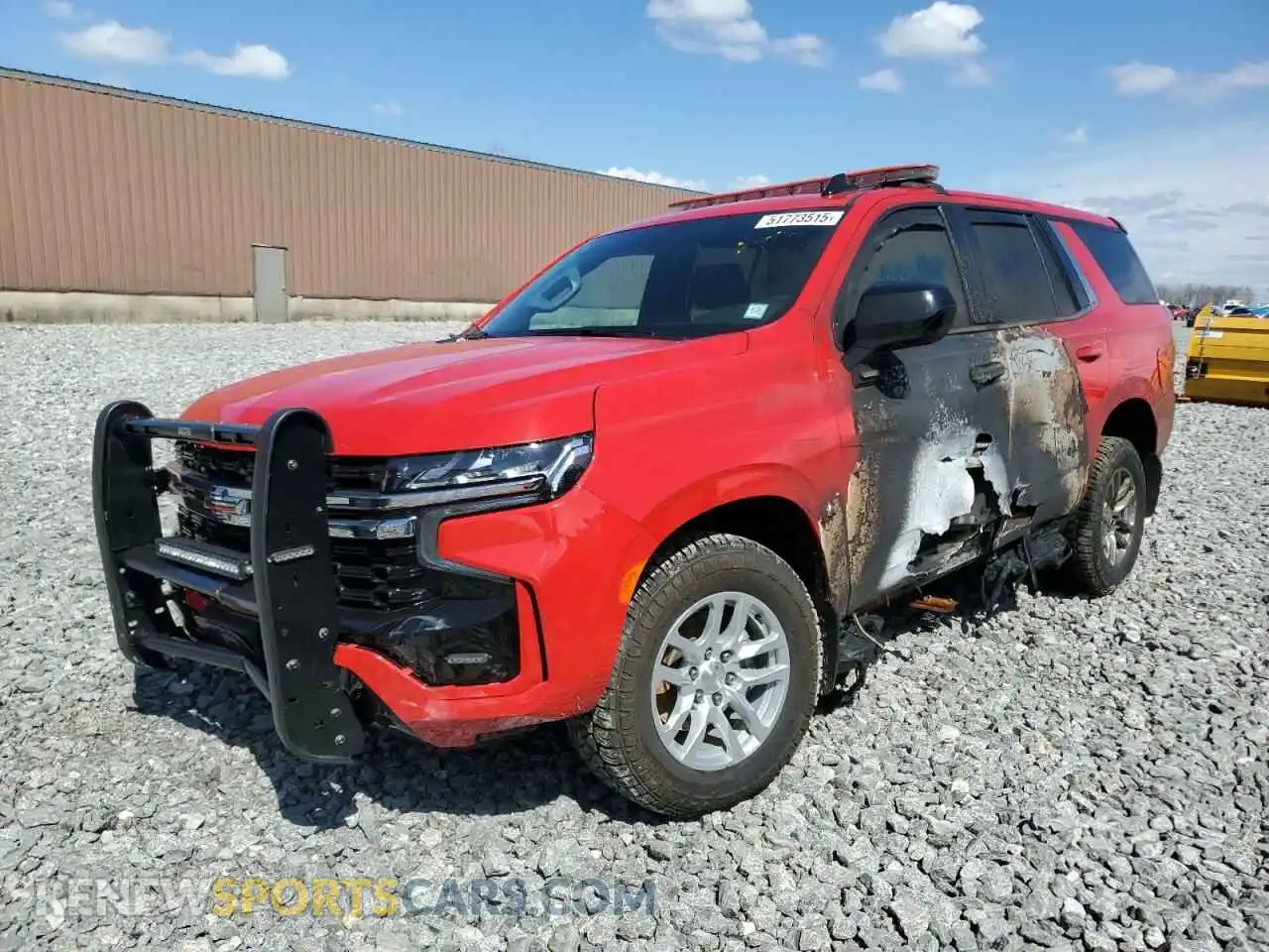 1 Photograph of a damaged car 1GNSKLED6PR267673 CHEVROLET TAHOE 2023