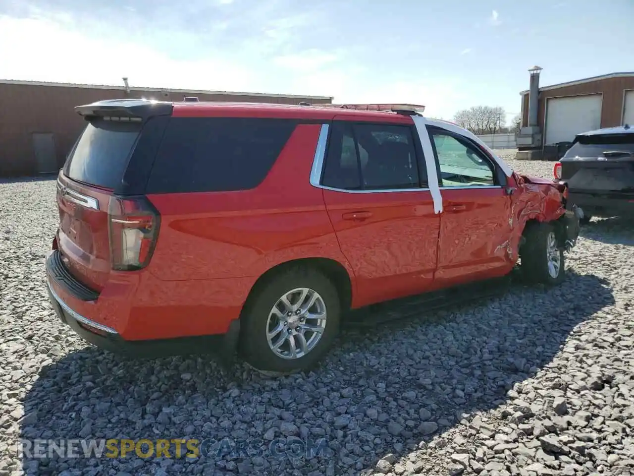 3 Photograph of a damaged car 1GNSKLED6PR267673 CHEVROLET TAHOE 2023