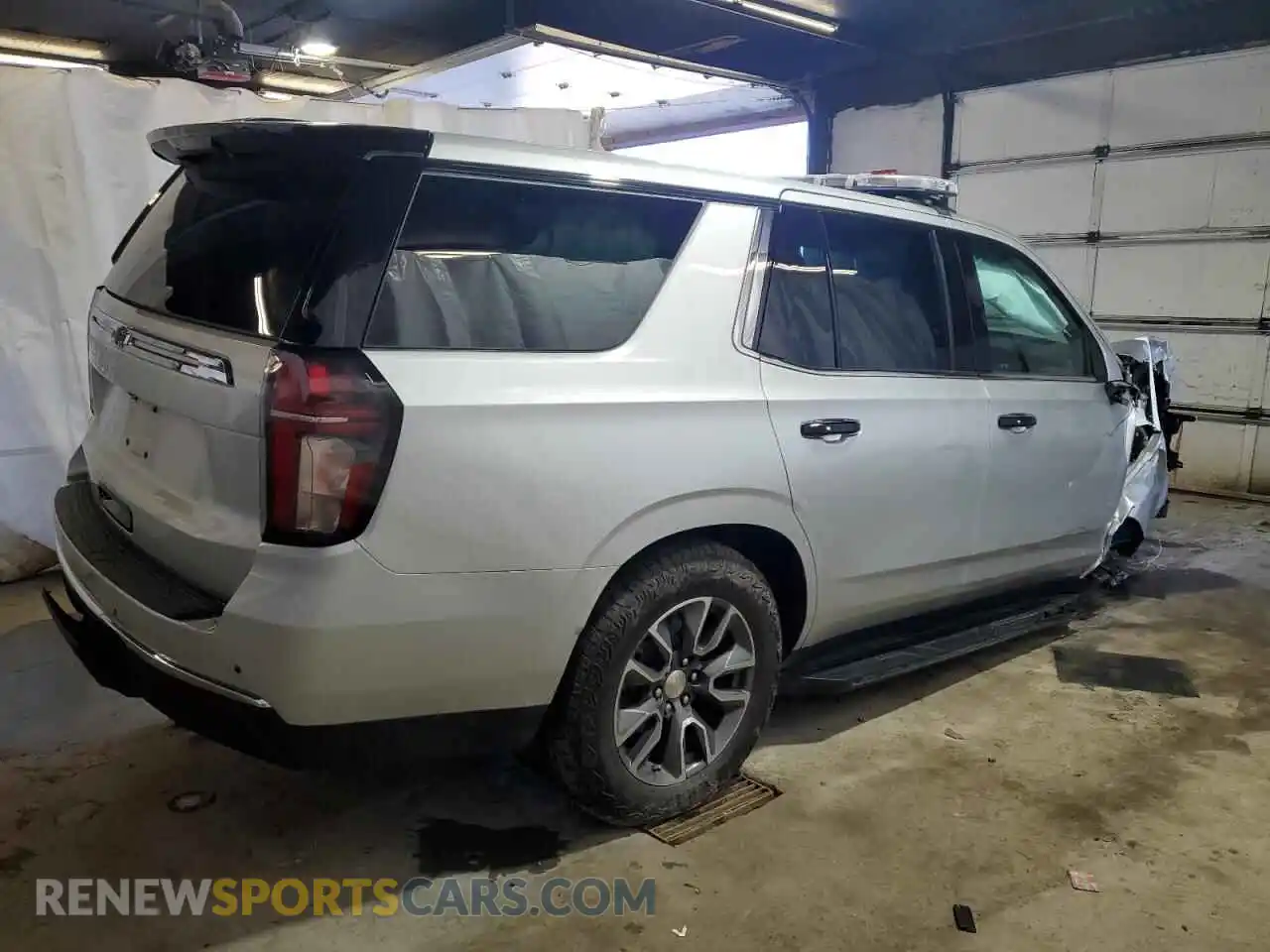 3 Photograph of a damaged car 1GNSKLED6PR316659 CHEVROLET TAHOE 2023