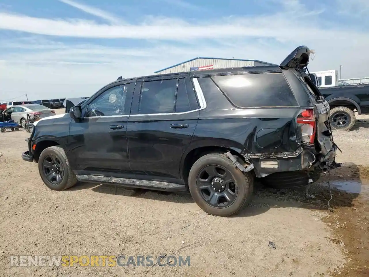 2 Photograph of a damaged car 1GNSKLED8PR164934 CHEVROLET TAHOE 2023