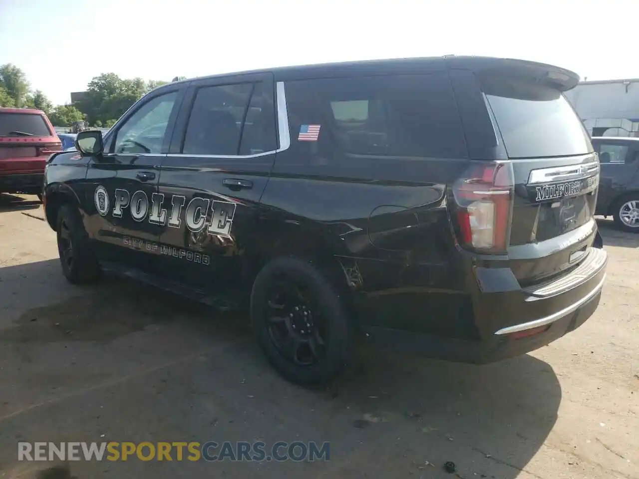 2 Photograph of a damaged car 1GNSKLED8PR181443 CHEVROLET TAHOE 2023