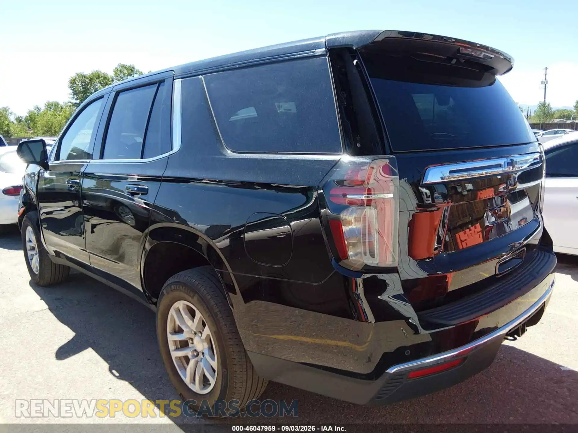 3 fotografías del automóvil dañado 1GNSKLED8PR316405 CHEVROLET TAHOE 2023