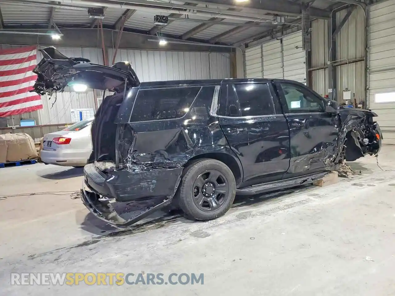 3 Photograph of a damaged car 1GNSKLED8PR472363 CHEVROLET TAHOE 2023