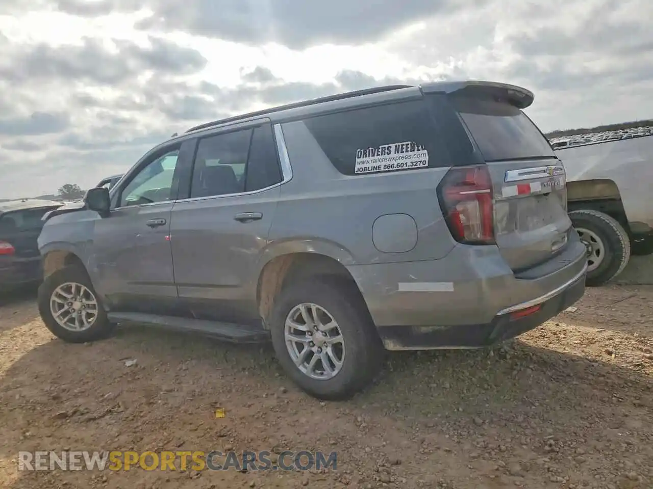 2 Photograph of a damaged car 1GNSKLEDXPR220016 CHEVROLET TAHOE 2023