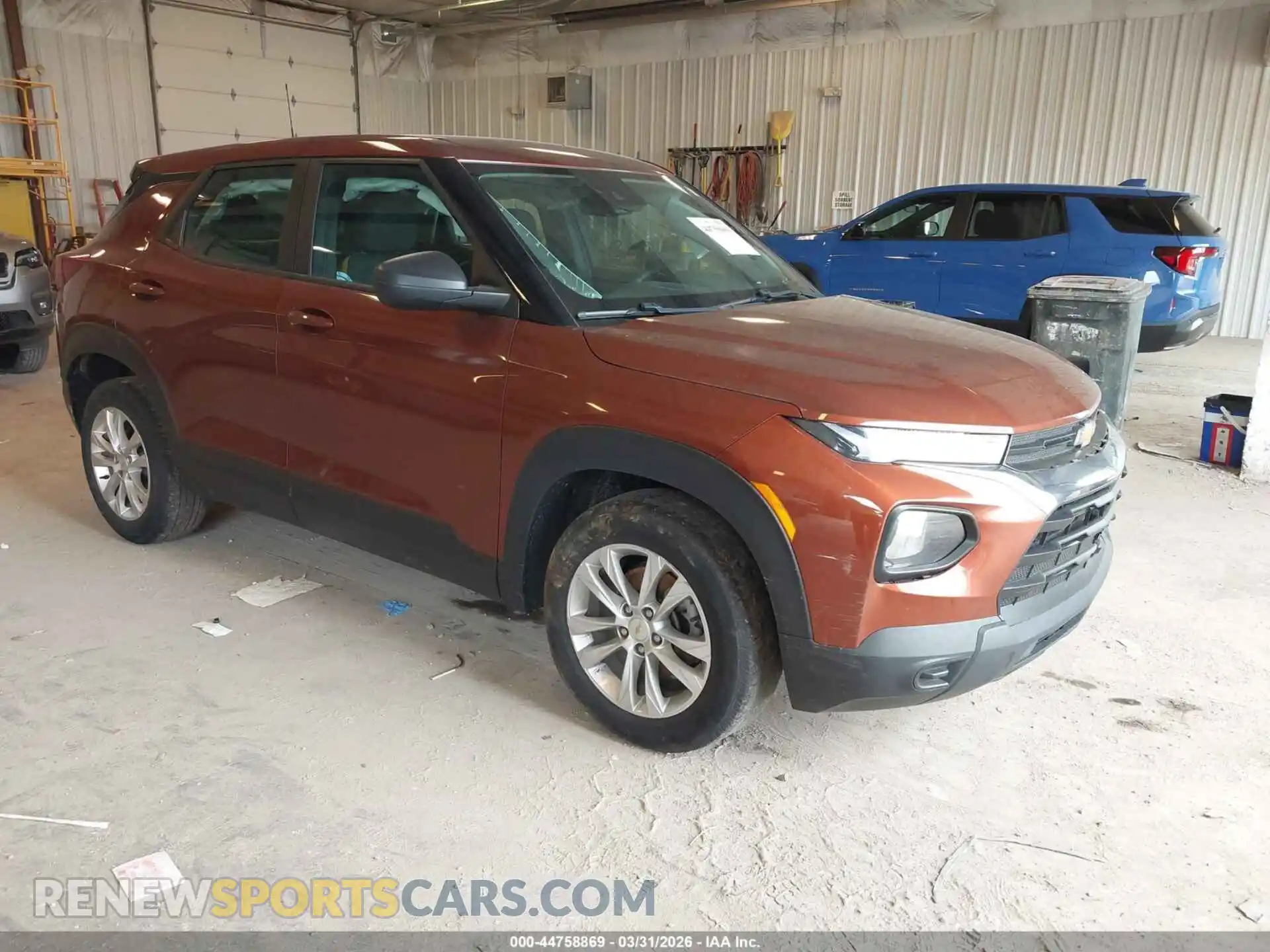1 Фотография поврежденного автомобиля KL79MMS20MB026509 CHEVROLET TRAILBLAZER 2021