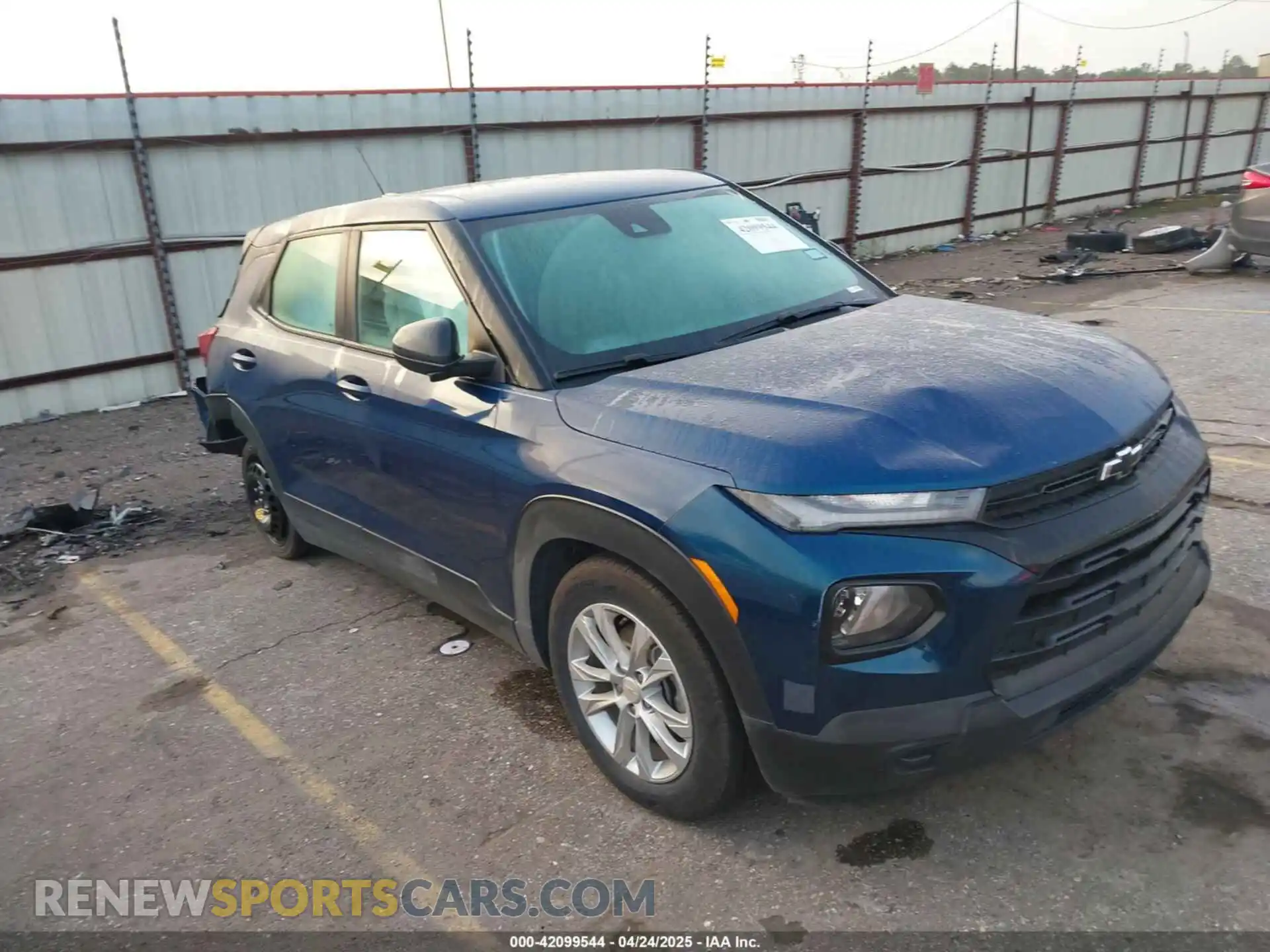 1 Photograph of a damaged car KL79MMS21MB101895 CHEVROLET TRAILBLAZER 2021