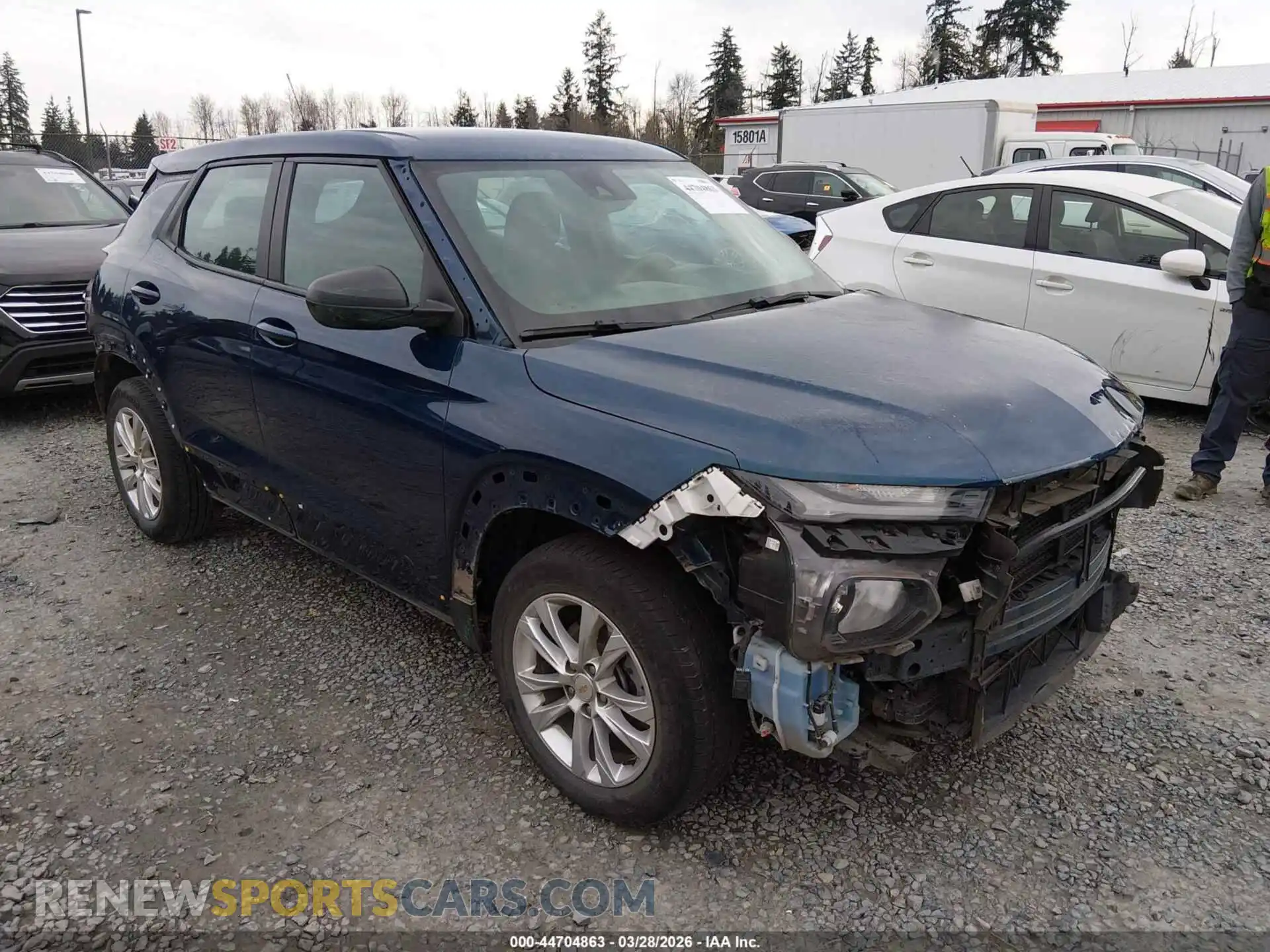 1 Фотография поврежденного автомобиля KL79MMS21MB145332 CHEVROLET TRAILBLAZER 2021